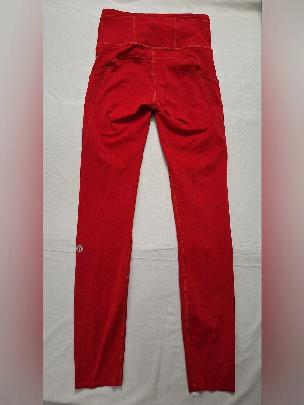 lululemon athletica Red Fast & Free High-Rise Leggings